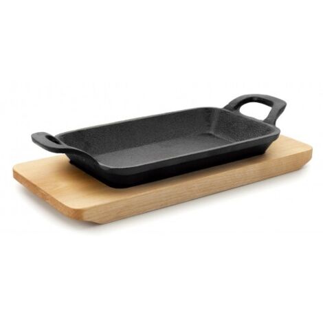 Placa de grill Lacor magma hierro fundido 22.5x10 cm
