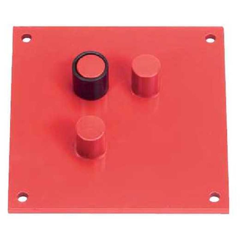 Placa de hierro doblada de 150x150 mm Adel