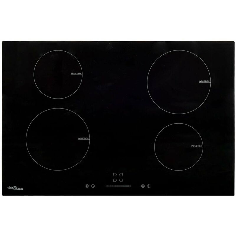 

Happyshopping - Placa de induccion 4 quemadores tactil vidrio 77 cm 7000 W