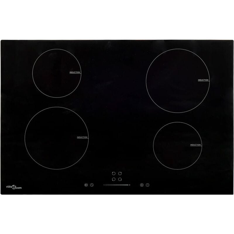 

Placa de inducción 4 quemadores táctil vidrio 77 cm 7000 W