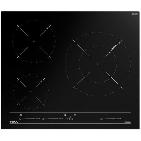 Placa de Inducción 60cm 3 Zonas TEKA IBC 63015 MSS 112520018 Negr