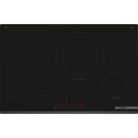 Placa de inducción 80cm 4 fuegos 7400w negra - PVS831HC1E - bosch -