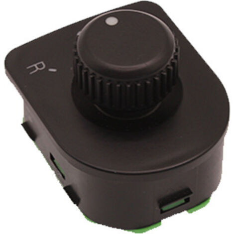 Placa de interruptor de ajuste de espejo VW compatible con Bora Beetle 8075069 1J1959565A/B 1J1-959-565 A - Interruptor de ajuste de espejo exterior, material plástico y metálico