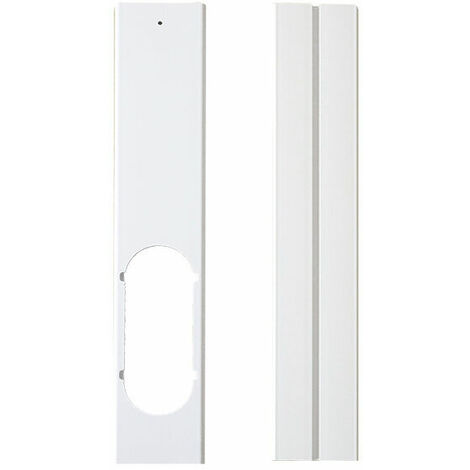 Placa de kit de ventana - Sello de ventana ajustable Kit de deslizador de ventana de aire acondicionado portátil Placa de sellado con tubo de escape para aire acondicionado móvil (2 piezas, 55 cm 1