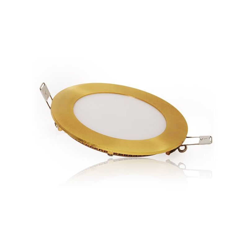 

Placa LED 6W 449Lm 3000ºK Circular Dorado 50.000H [GL-CL-R6N-G-WW] | Blanco Cálido (GL-CL-R6N-G-WW)