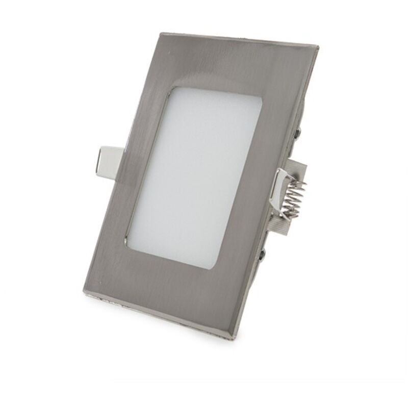 

Placa LED 6W 480Lm 6000ºK Cuadrada Niquel Satinado 50.000H [GL-CL-S6N-CW] | Blanco Cálido (GL-CL-S6N-CW)