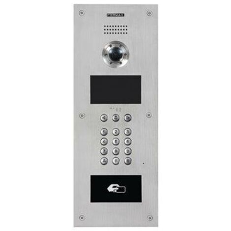 Placa de portero antivandálica IP65 con cámara HD 1.3 Mpx y acero inoxidable 316L