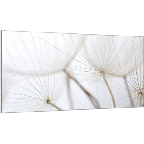 Placa de protección de estufa de vidrio 90x52 Flor