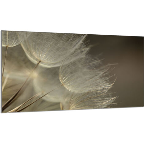 Placa de protección de estufa de vidrio 90x52 Flor