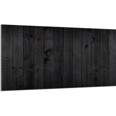 Placa de protección de estufa de vidrio 90x52 Leña