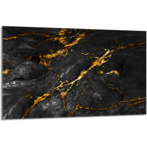 Placa de protección de horno de vidrio 80x52 Mármol