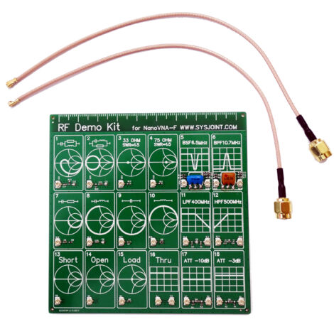 Placa de prueba para nanoVNA-F