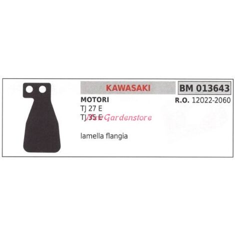 Placa de retención de la brida térmica Desbrozadora KAWASAKI TJ 27 E 013643