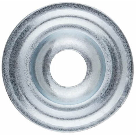 Placa de roseta para collares - Zincada 32 mm