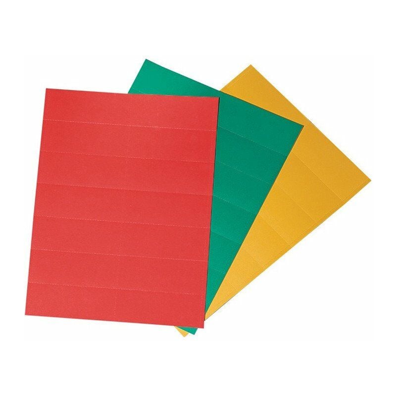 

Placa de rotulación 3 colores, 14 piezas cada uno