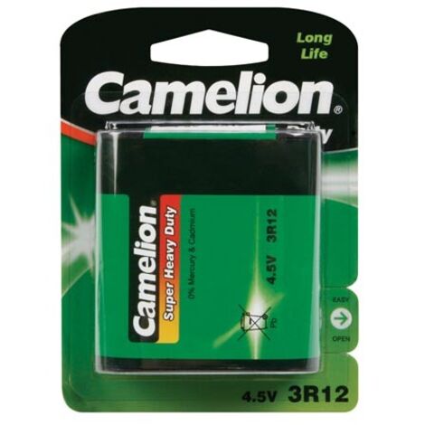 Placa de Zinc Carbono 4.5V-2700mAh (1 pieza/blíster)
