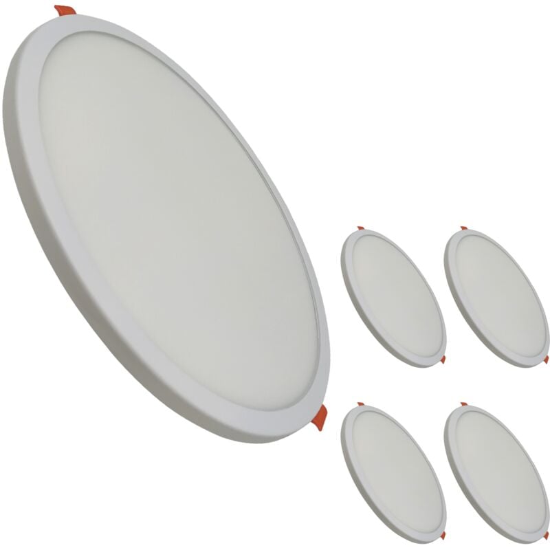 

Placa Downlight LED Circular Plana 20W 1800LM Corte Ajustable 50-180mm | Blanco Frío 6500K - Pack 5 Uds. - Blanco Frío 6500K