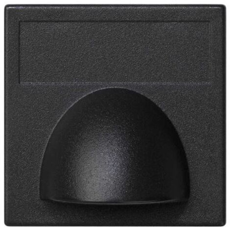 Placa embellecedora para salida de cables 1 elemento grafito Simon K45 K10/14