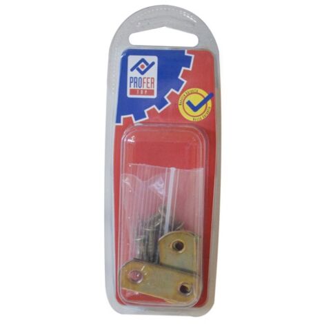 PLACA ENSAMBLAR RECTA BICROM 4 - 40X16 MM