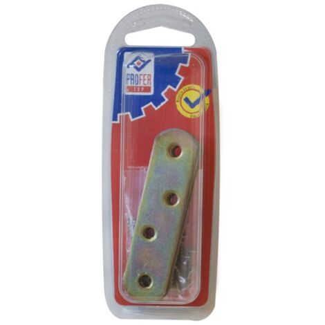 PLACA ENSAMBLAR RECTA BICROM 4 - 80X20 MM