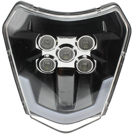 Placa frontal de faro LED para motocicleta KTM EXC 300 XC XCF XCW XCFW SX SXF SXS 125