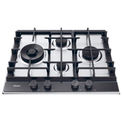 Placa Gas 4 Fuegos Haier HAHG6D5TX Inox