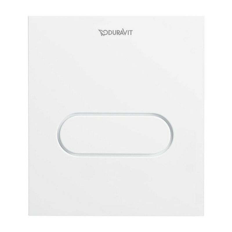 

Placa gatillo DURASYSTEM A1 130x150mm para urinario, plástico blanco