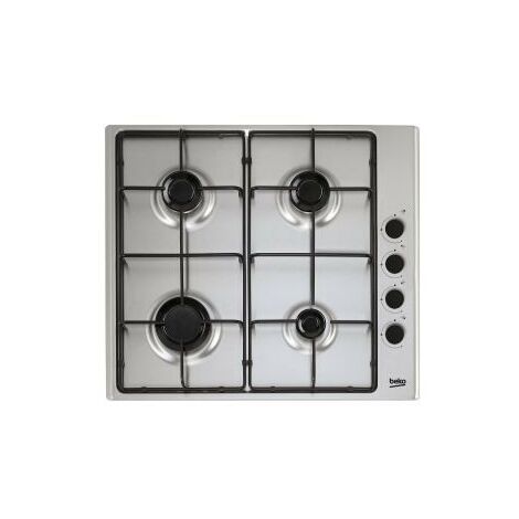 PLACA INDEPENDIENTE BEKO HIGG64103SX INOX 4/FUEGOS GAS BUTANO