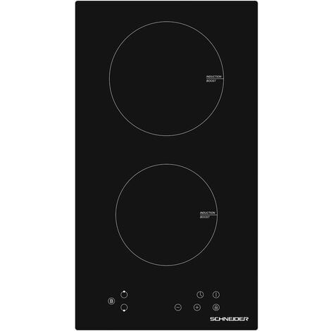 Placa Inducción Integrable SCHNEIDER SCDI30N1 3500W 2 fuegos 30cm Ancho