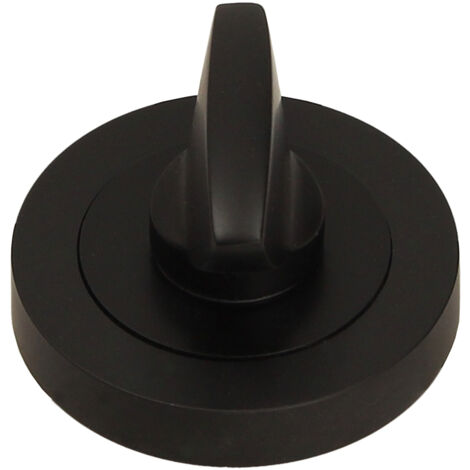 Placa inferior PLT24-WC, negro supermate, redonda