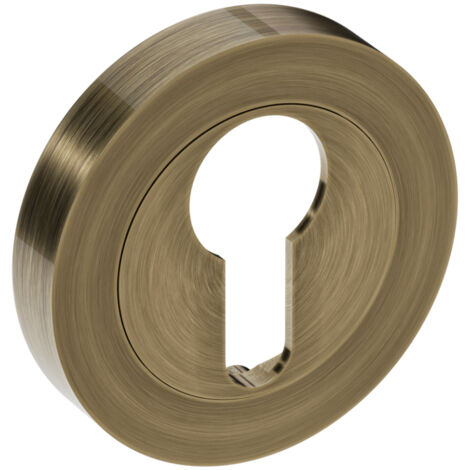Placa inferior PLT24-Y, oro antiguo, redonda
