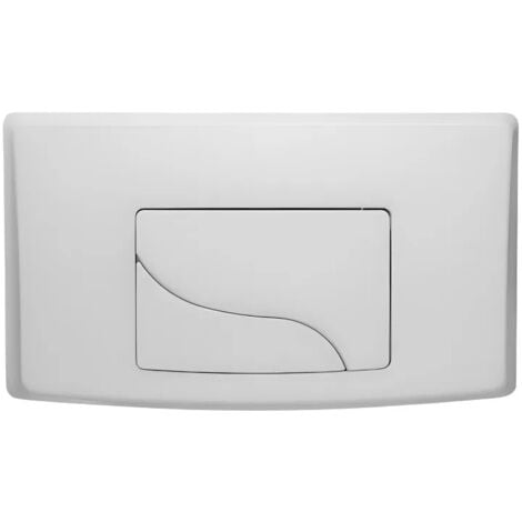 Placa integradora blanca de doble toque Marco 500 y 535 Siamp