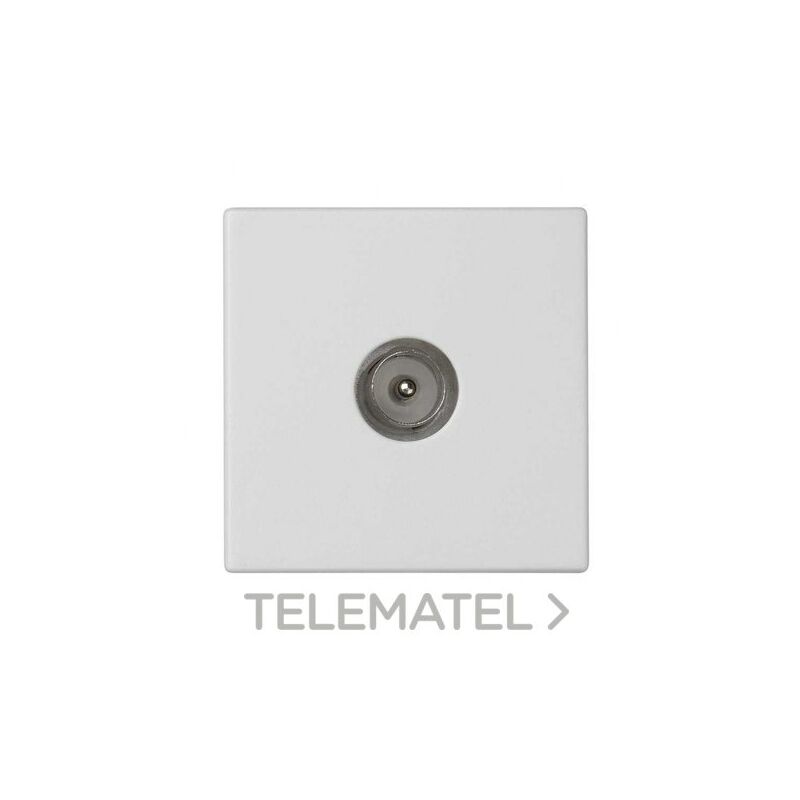 

Placa K45 Con 1 Toma Tv A Tornillo Nieve Simon Connect K120A/9