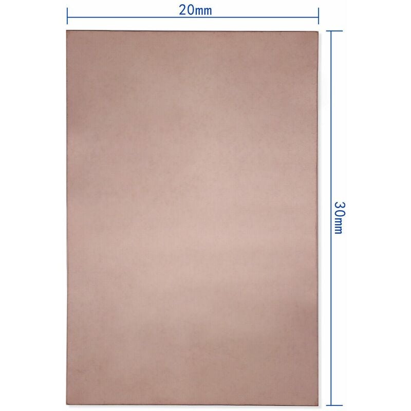

Placa Laminada Fibra de Vidrio Cobre DIY Copper Clad 20x30cm PCB Circuit Board Una Cara