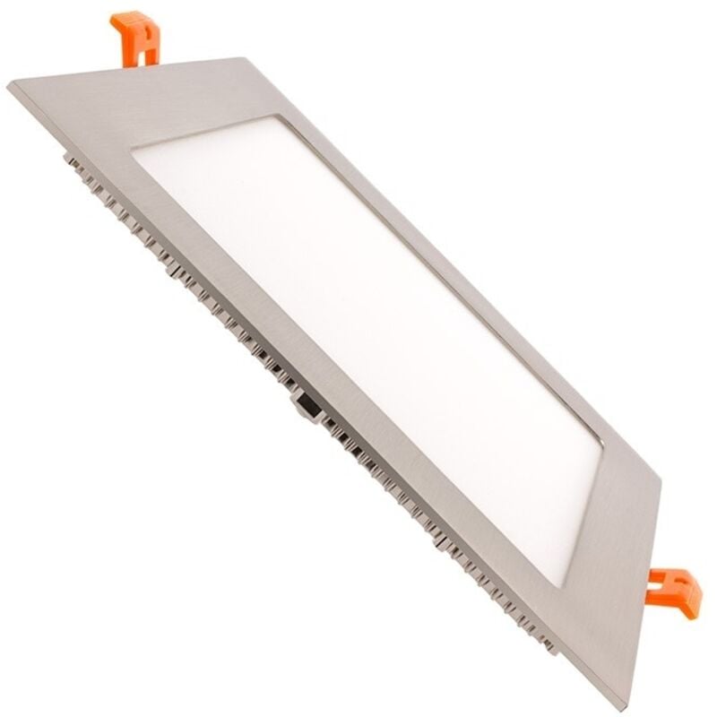 

Efectoled - Placa LED 18W Cuadrada SuperSlim Silver Corte 205x205 mm Blanco Cálido 2800K - 3200K . - Blanco Cálido 2800K - 3200K