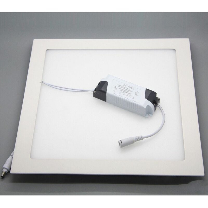 

Placa LED Cuadrada SuperSlim 24W blanco frio 6000K downlight led