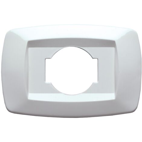 Placa Master modì blanca para enchufe schuko unel MD10NU