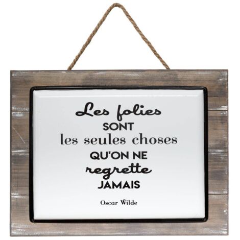 Placa Mención 40x30,5cm - Atmosphera créateur d'intérieur