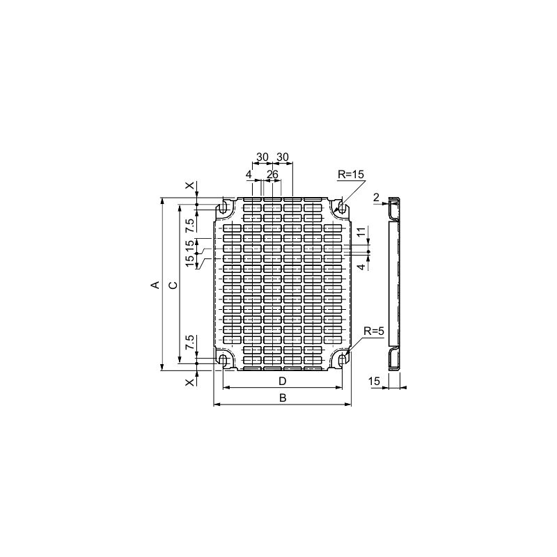 

Placa mont. Telequick 800x600 SCHNEIDER ELECTRIC NSYMR86