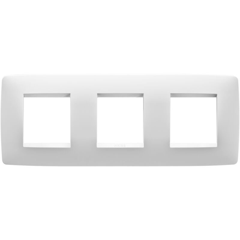 

Placa One Int.2 +2 +2M.Ho. Blanco Leche Gewiss Gw16126Tb