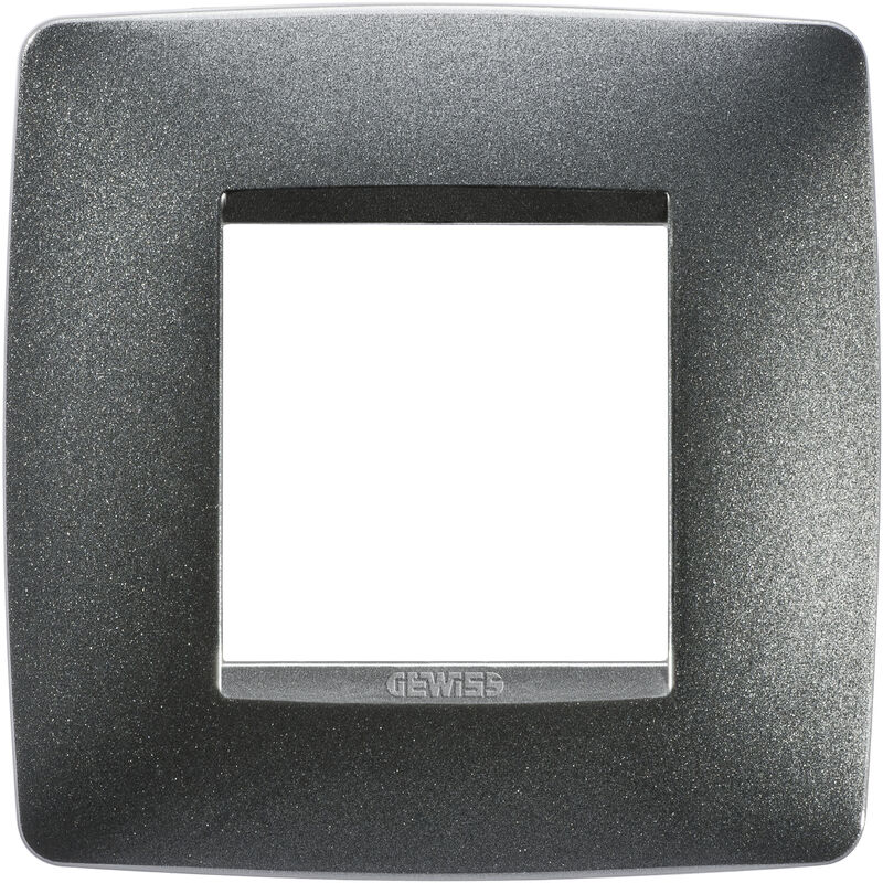 

PLACA ONE INT. 2 MÓDULOS PIZARRA GW16122VA - Gewiss