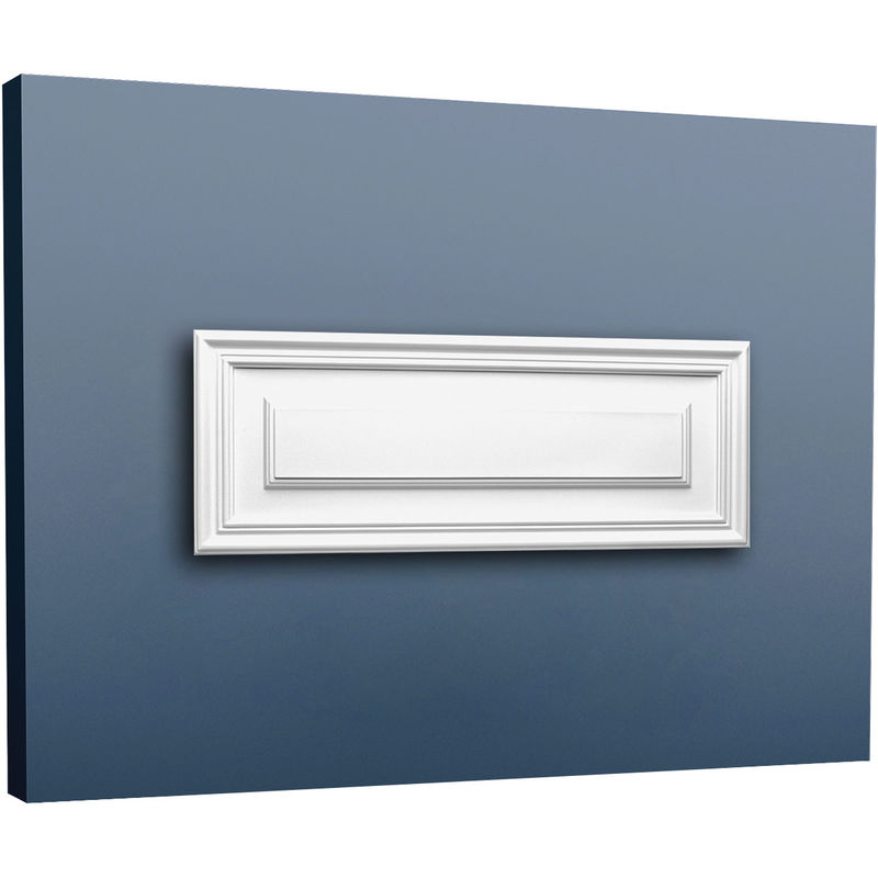 Placa para puerta aplanada Orac Decor D504 luxxus Panel para pared y puerta Elemento decorativo blanco