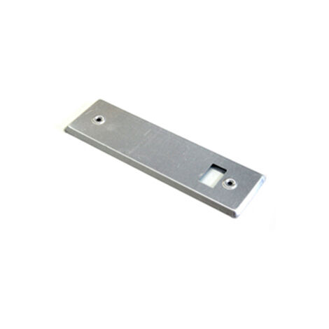 Pasacintas frontal registro aluminio - C/14mm