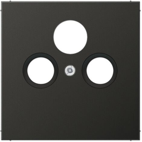 Placa para toma SAT-TV antracita - JUNG
