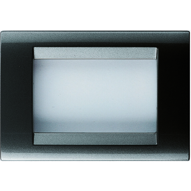 

Placa Playbus Gris Pizarra Met.2 Mod. Gewiss Gw32002