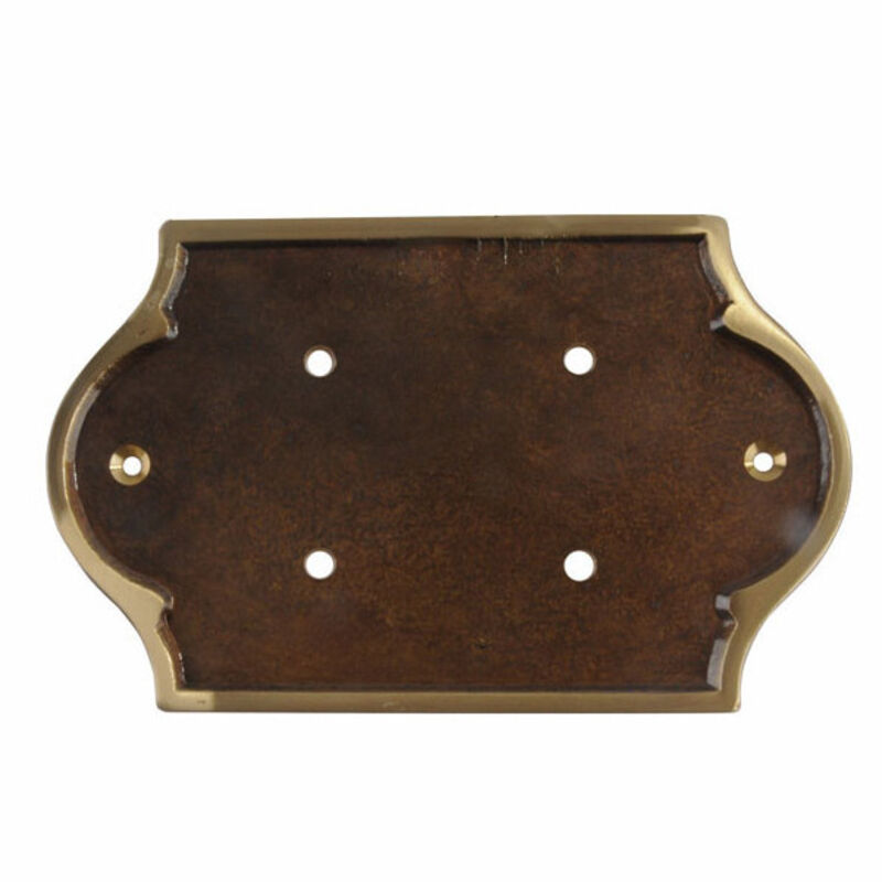 Placa portanúmeros de latón Bonzato P2 193X120