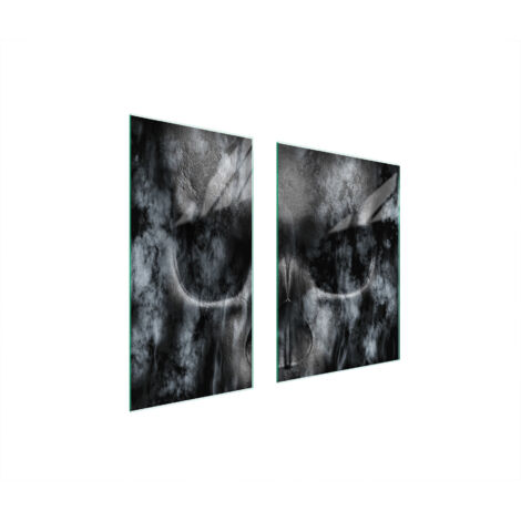 PLACA PROTECTORA DE VIDRIO 75x52 CALAVERA