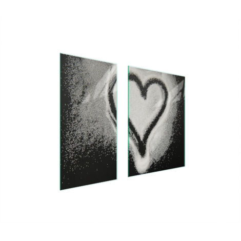PLACA PROTECTORA DE VIDRIO 75x52 CORAZÓN