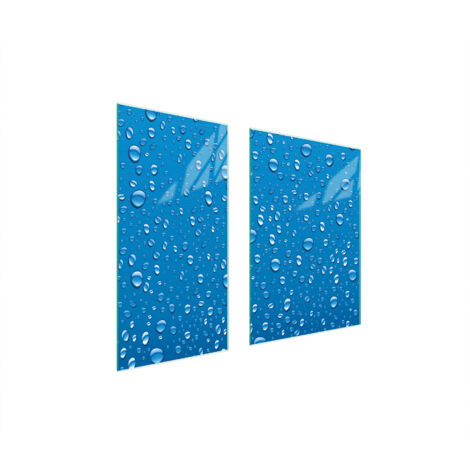 PLACA PROTECTORA DE VIDRIO 75x52 GOTAS