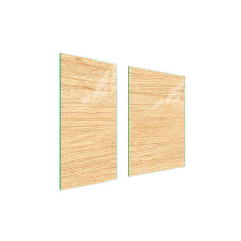 PLACA PROTECTORA DE VIDRIO 75x52 MADERA